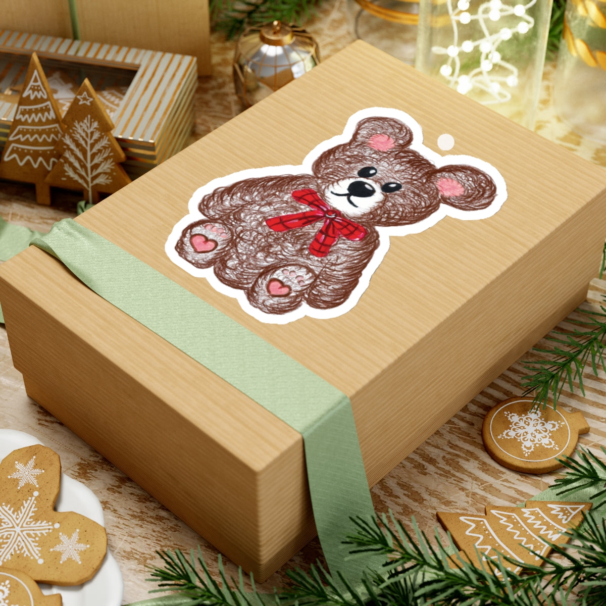 Teddy without AI - Kiss-Cut Stickers
