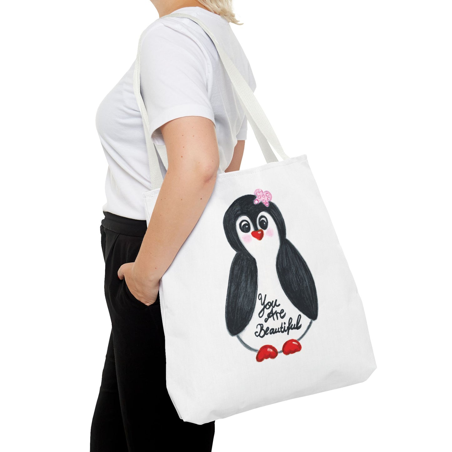 Little penguin beautiful - Tote Bag (AOP)