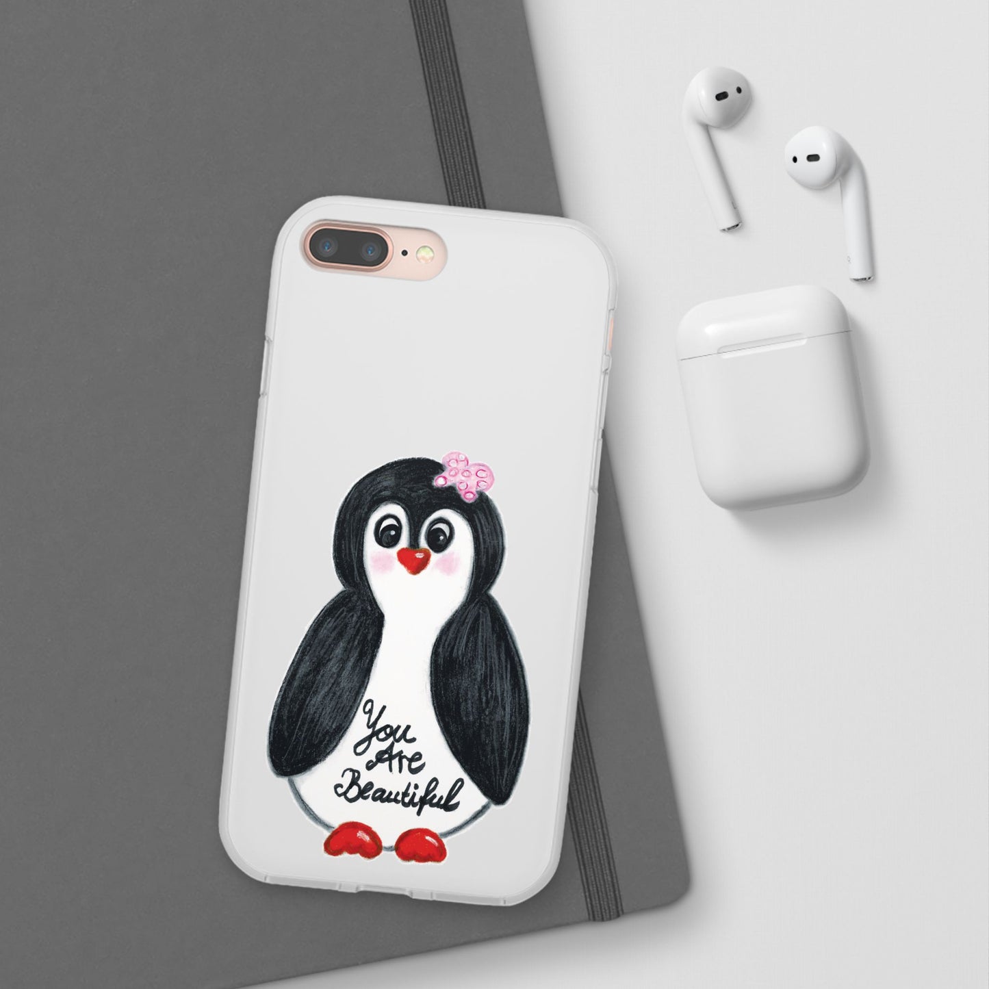 Little penguin beautiful - Flexi Cases