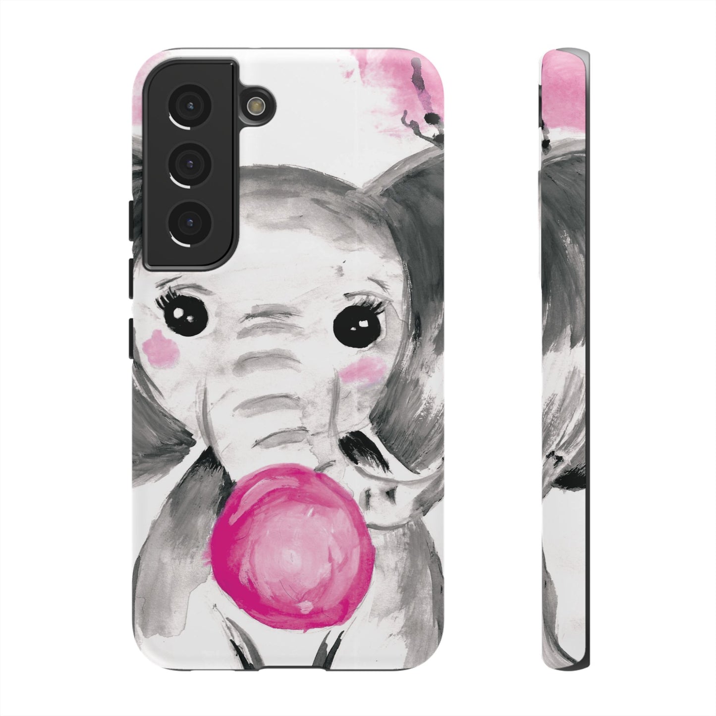 Little Elephant with punk bubblegum without AI - Tough Cases