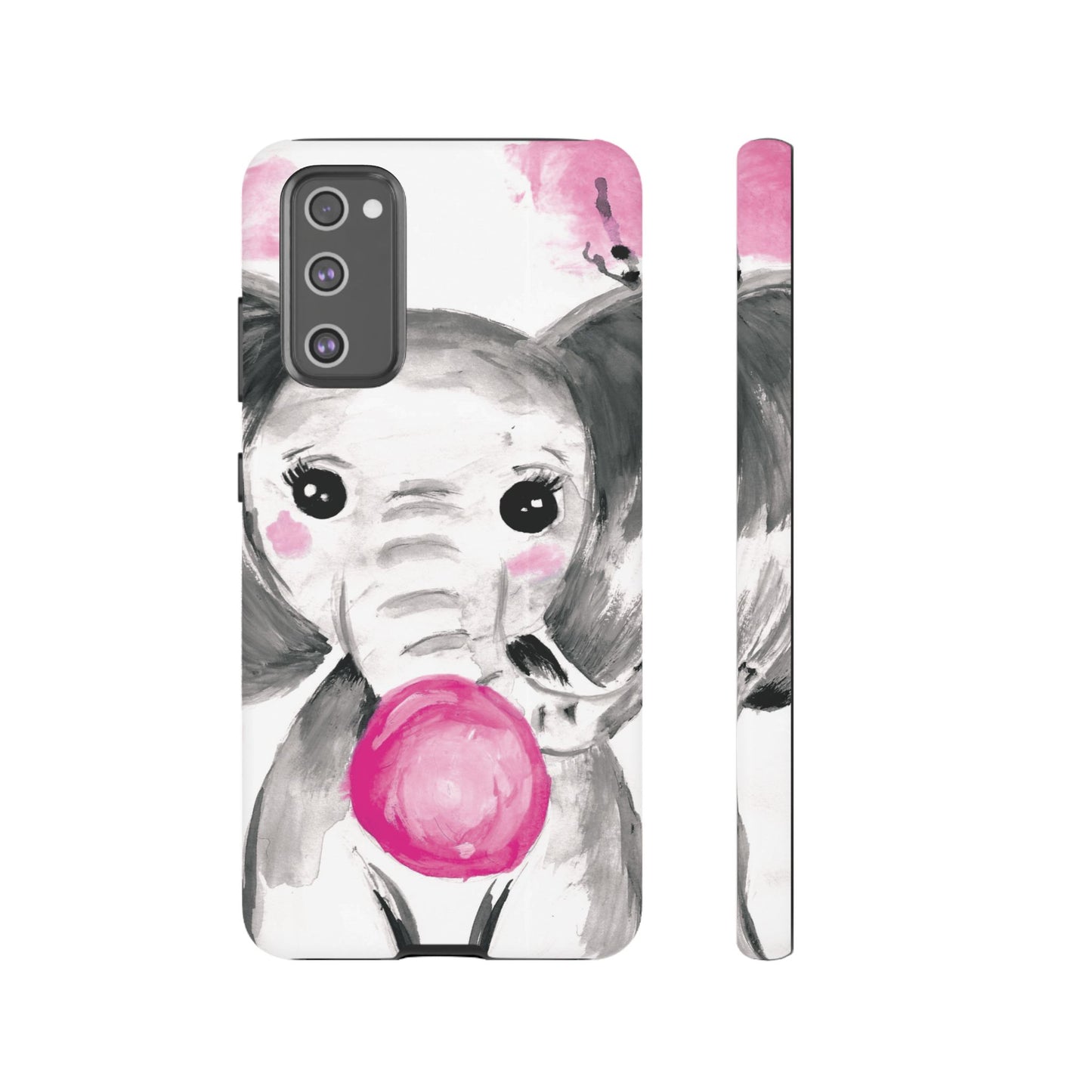 Little Elephant with punk bubblegum without AI - Tough Cases