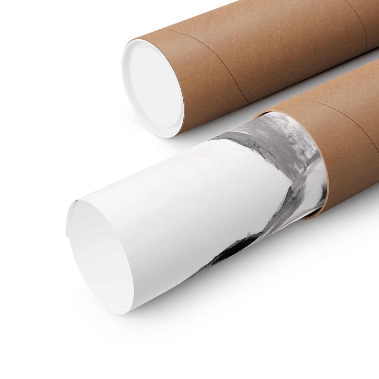 Little Elephant with pink bubblegum without AI - Matte Vertical Posters