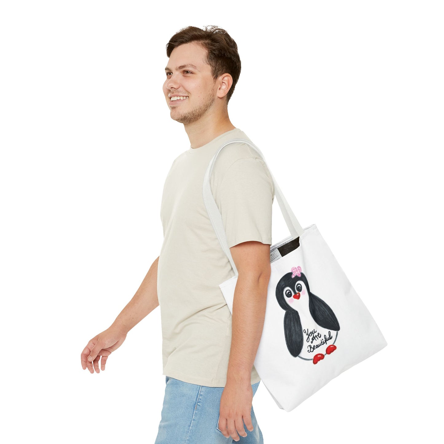 Little penguin beautiful - Tote Bag (AOP)