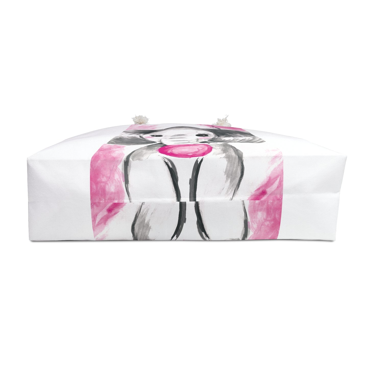 Little Elephant with pink bubblegum without AI - Weekender Bag