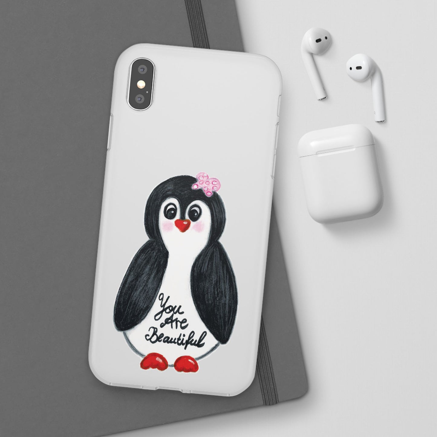 Little penguin beautiful - Flexi Cases