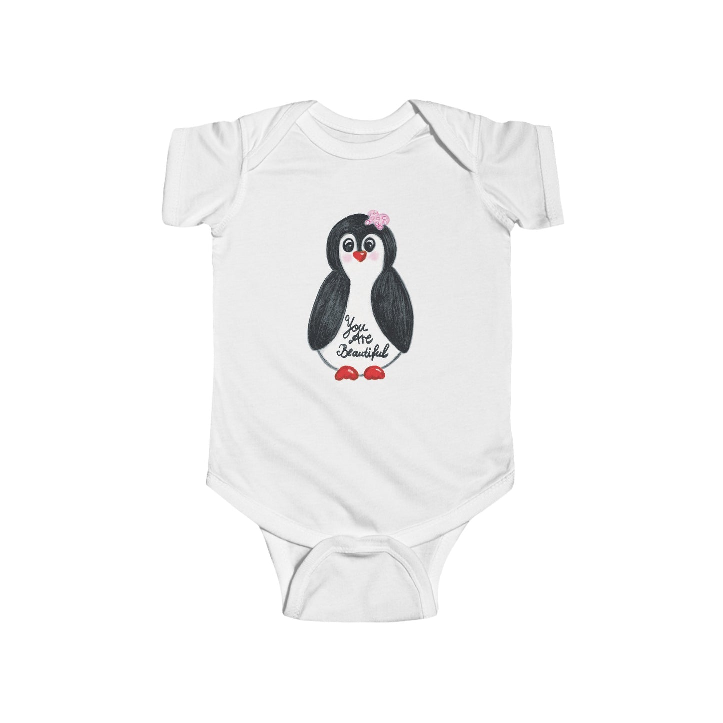 Little penguin beautiful - Infant Fine Jersey Bodysuit
