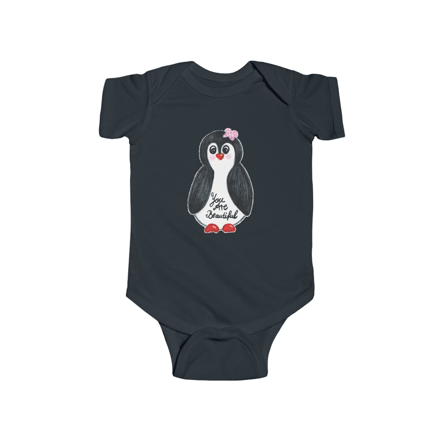 Little penguin beautiful - Infant Fine Jersey Bodysuit