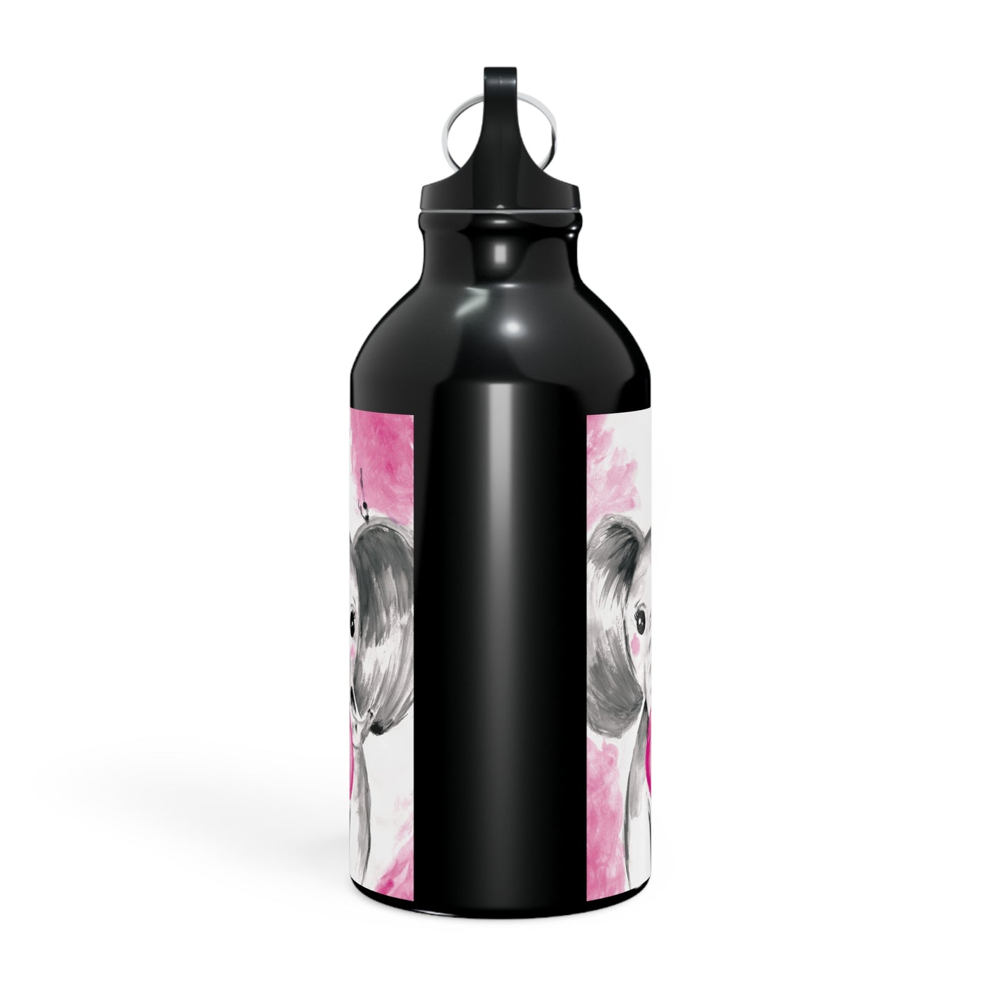 Little Elephant with pink bubblegum without AI - Oregon Sport Bottle