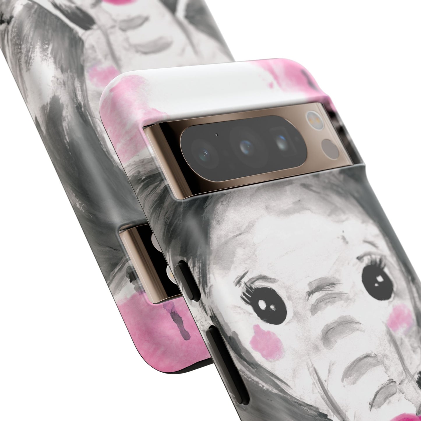 Little Elephant with punk bubblegum without AI - Tough Cases