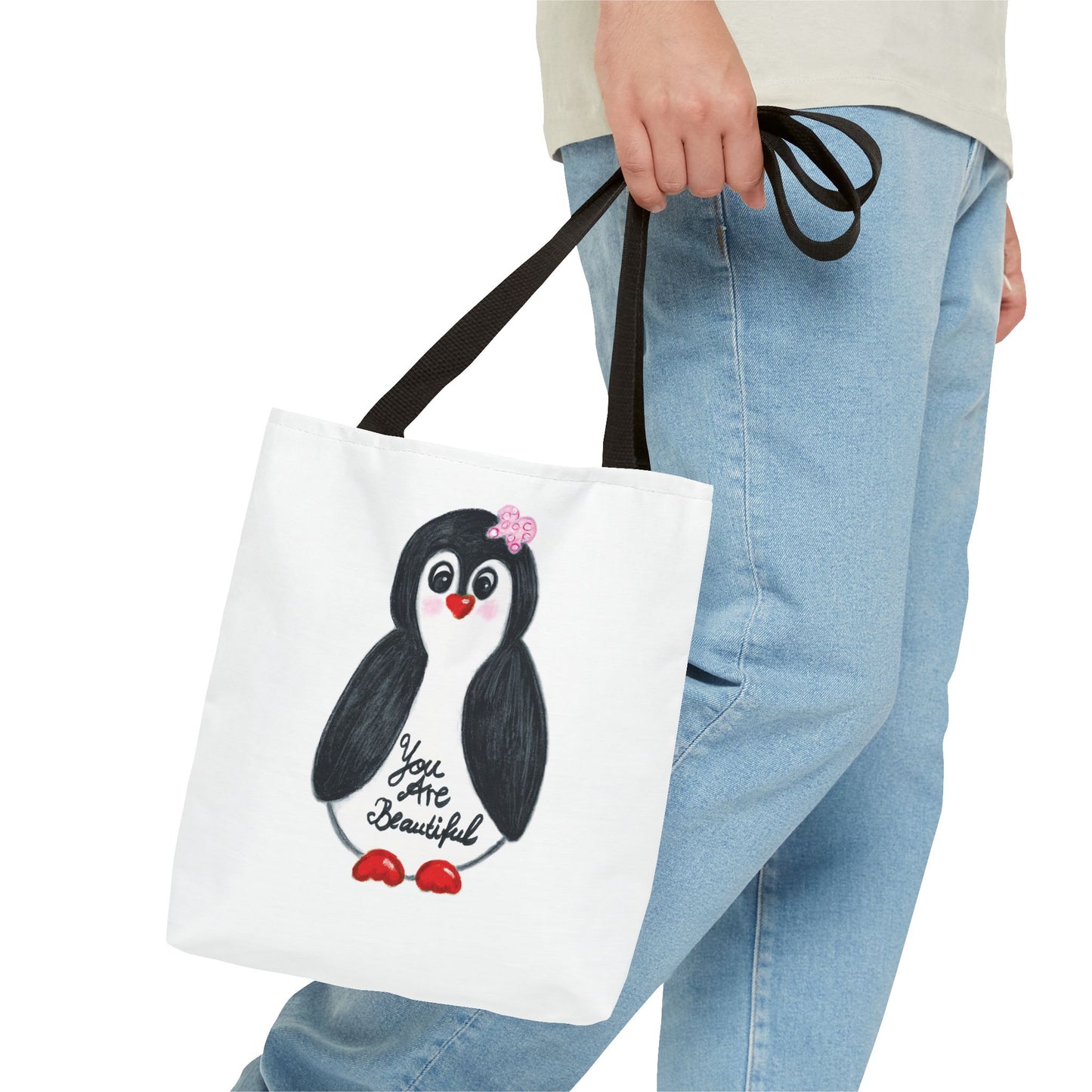Little penguin beautiful - Tote Bag (AOP)
