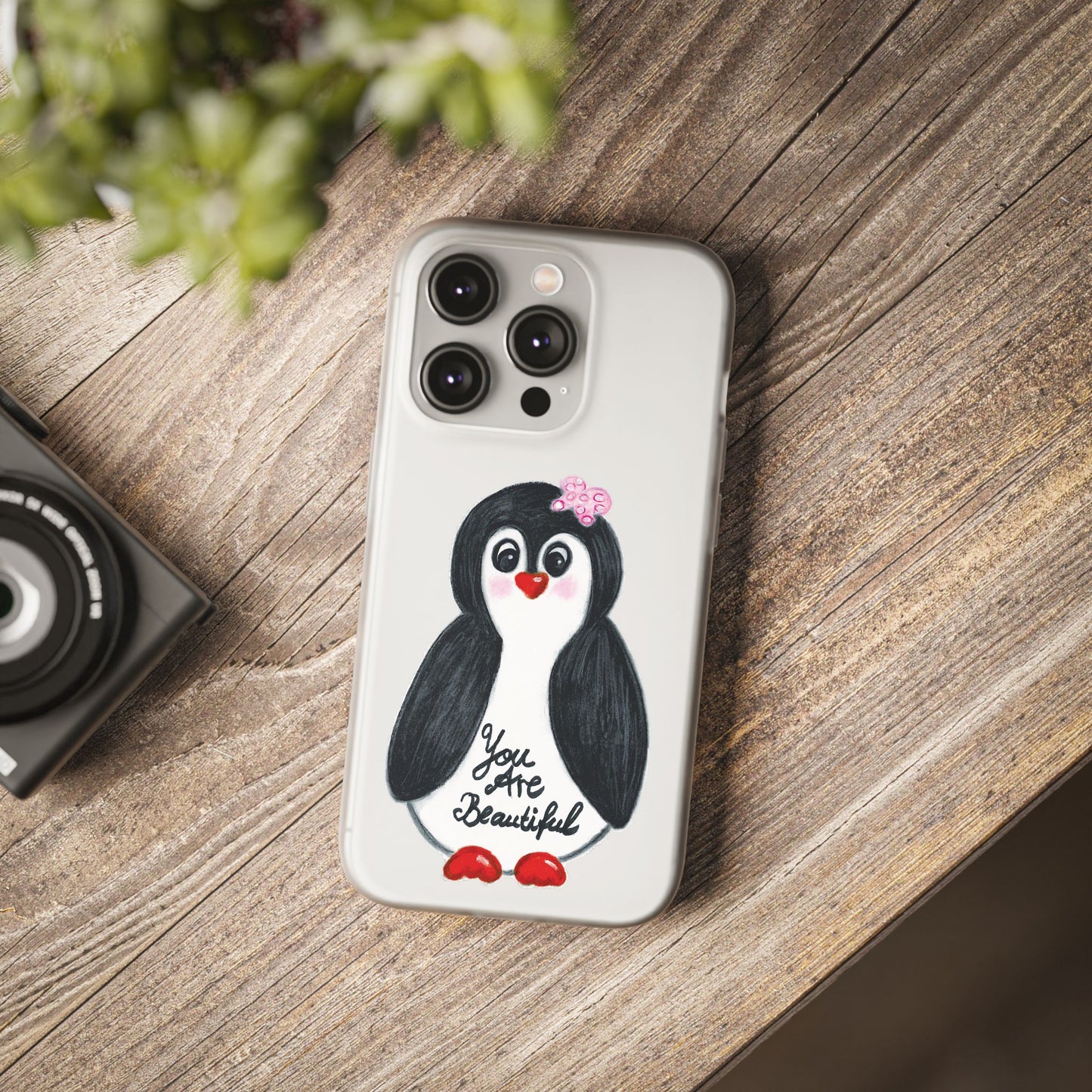Little penguin beautiful - Flexi Cases