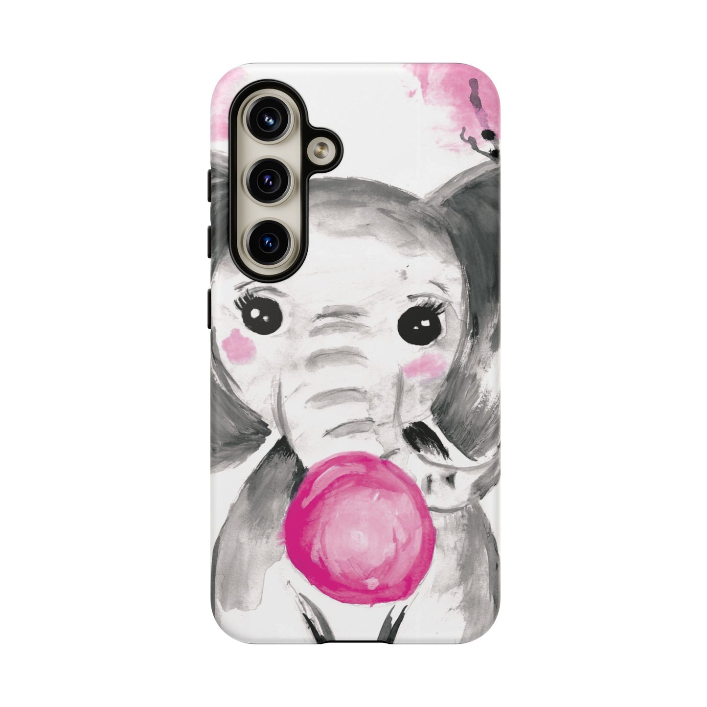 Little Elephant with punk bubblegum without AI - Tough Cases