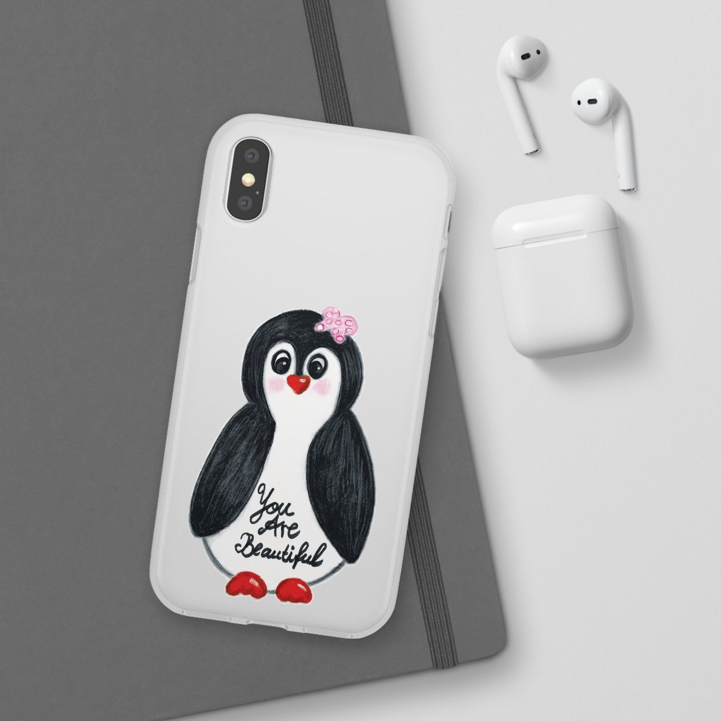 Little penguin beautiful - Flexi Cases
