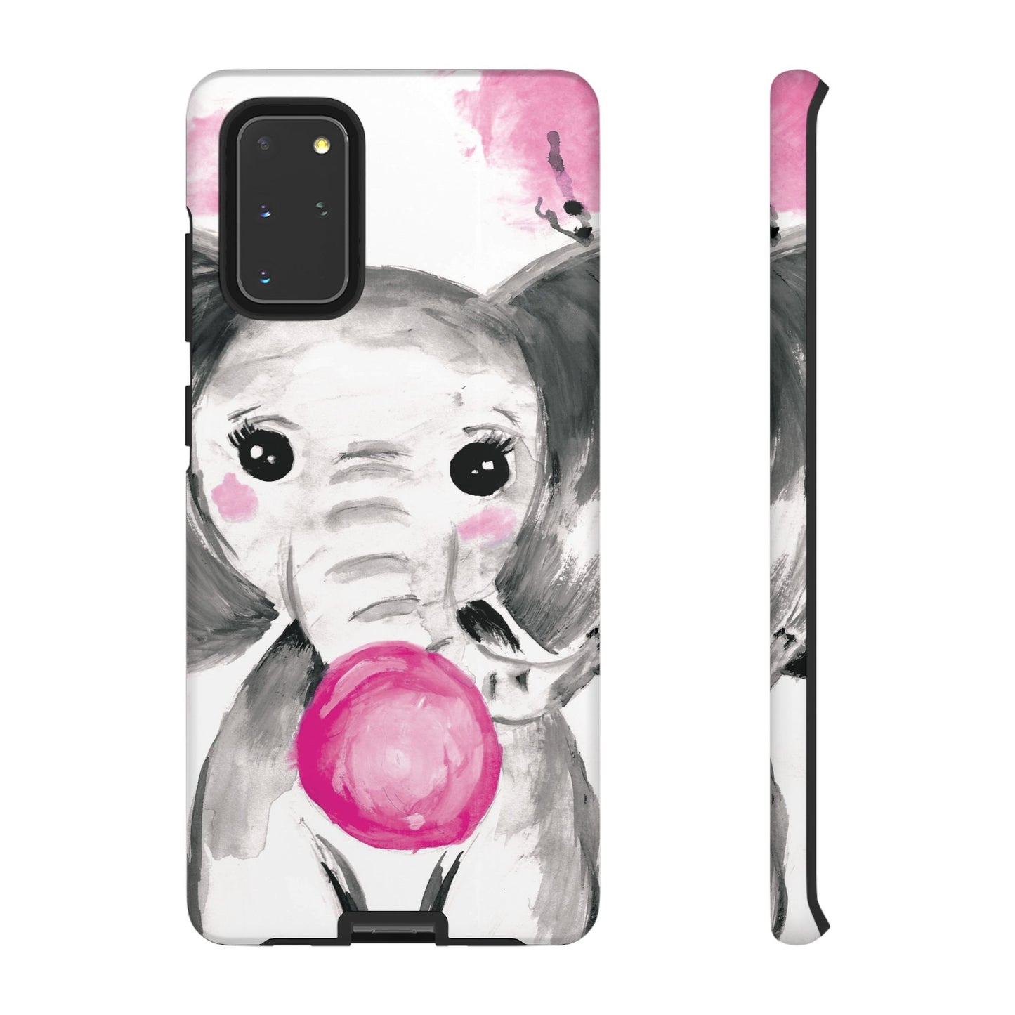 Little Elephant with punk bubblegum without AI - Tough Cases