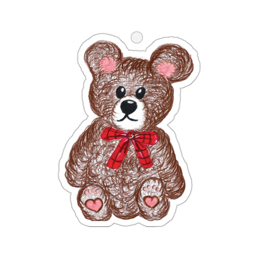 Teddy without AI - Kiss-Cut Stickers