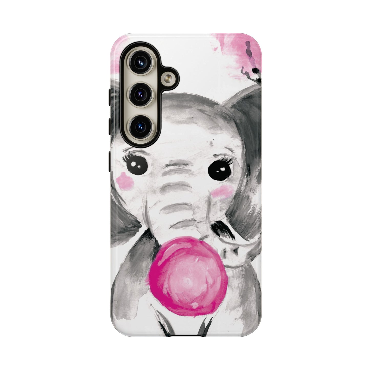Little Elephant with punk bubblegum without AI - Tough Cases