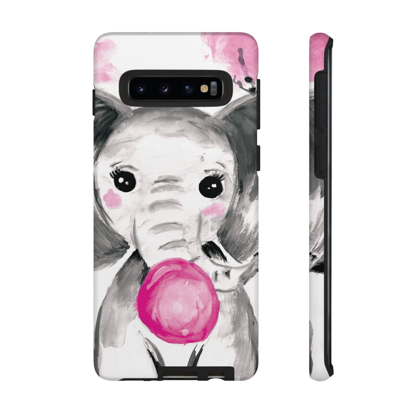 Little Elephant with punk bubblegum without AI - Tough Cases