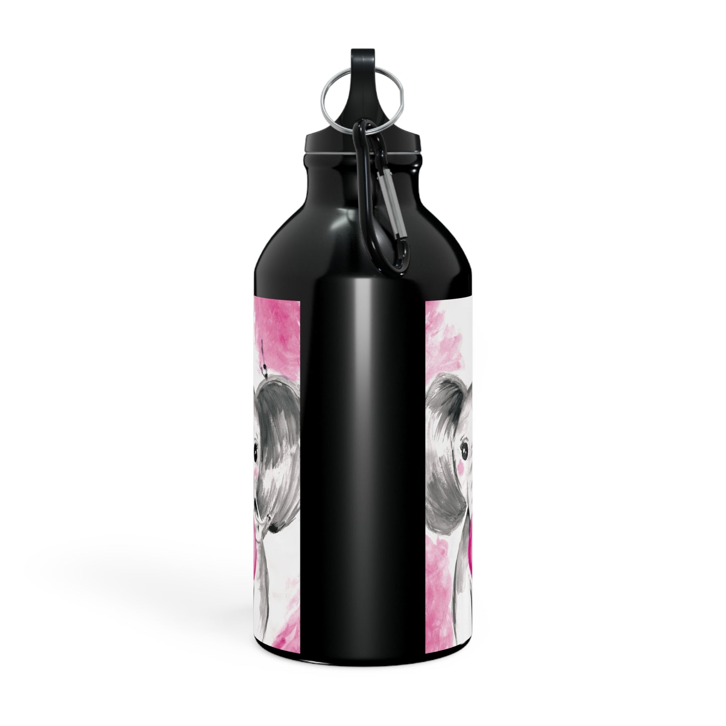 Little Elephant with pink bubblegum without AI - Oregon Sport Bottle