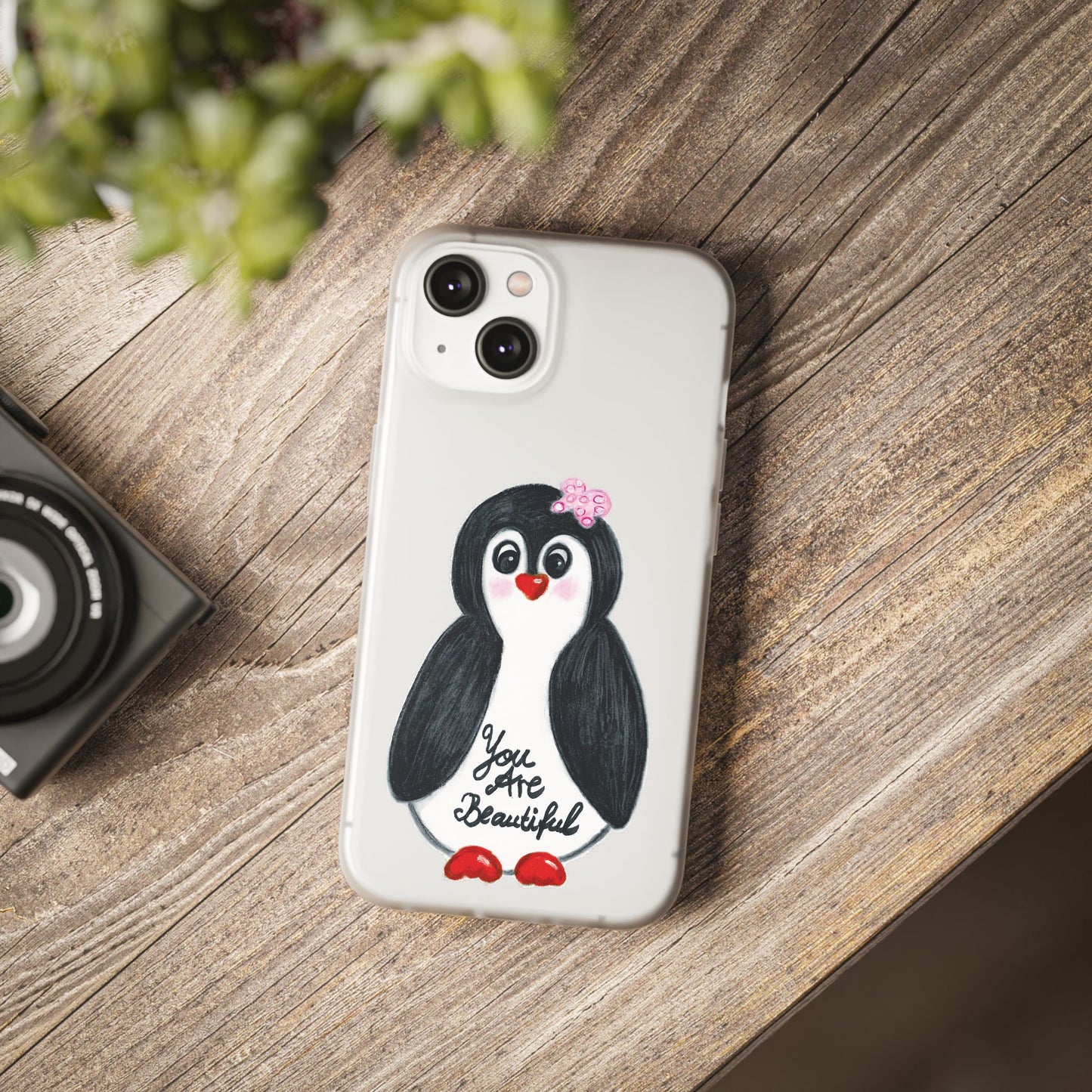 Little penguin beautiful - Flexi Cases