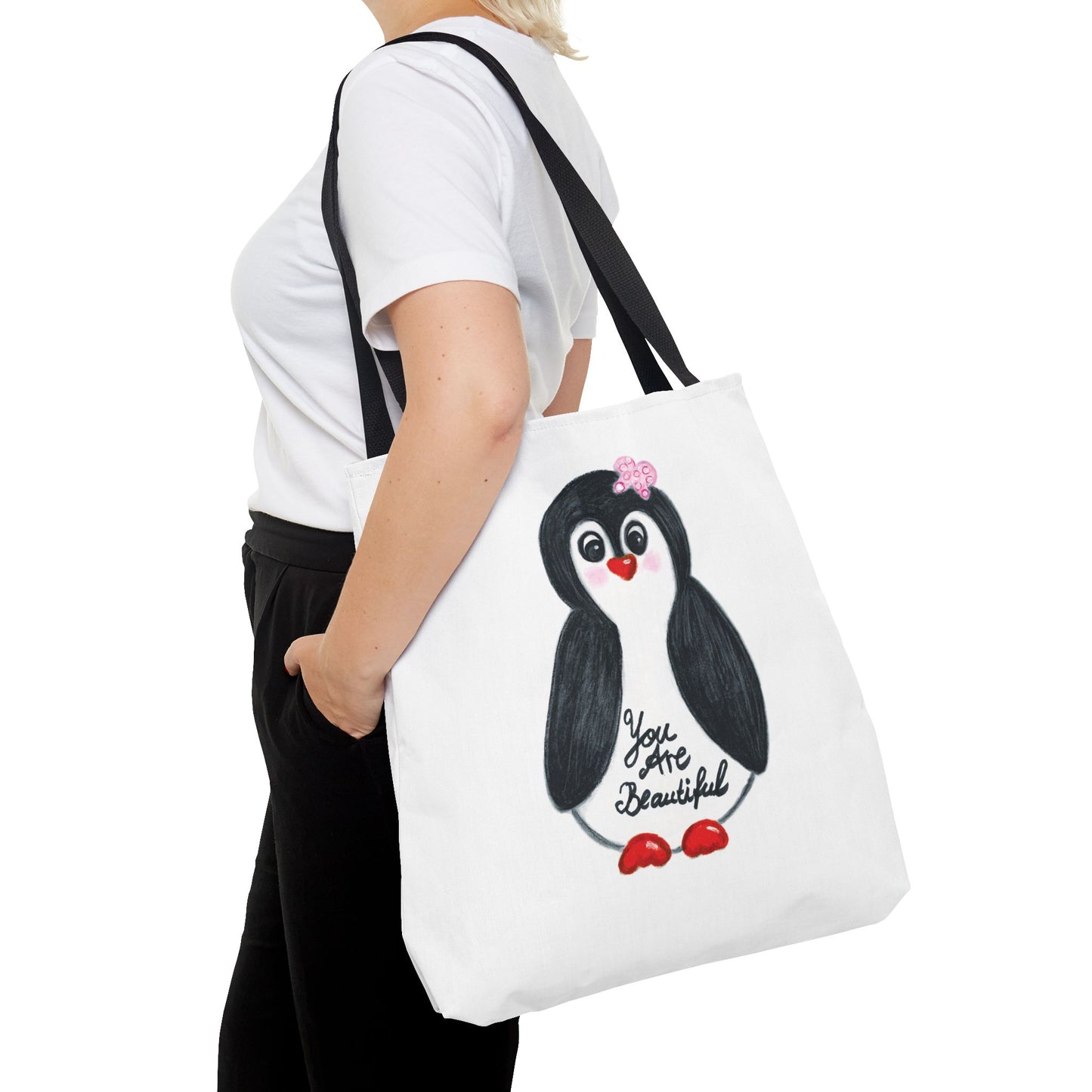 Little penguin beautiful - Tote Bag (AOP)