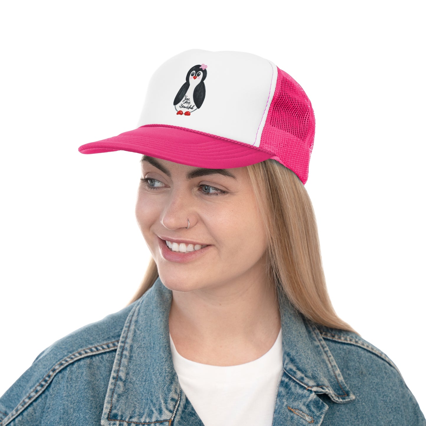 Little penguin beautiful - Trucker Caps
