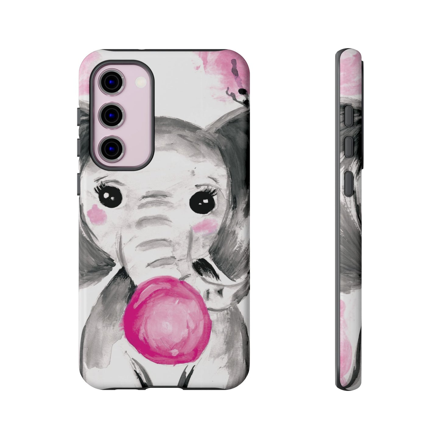 Little Elephant with punk bubblegum without AI - Tough Cases