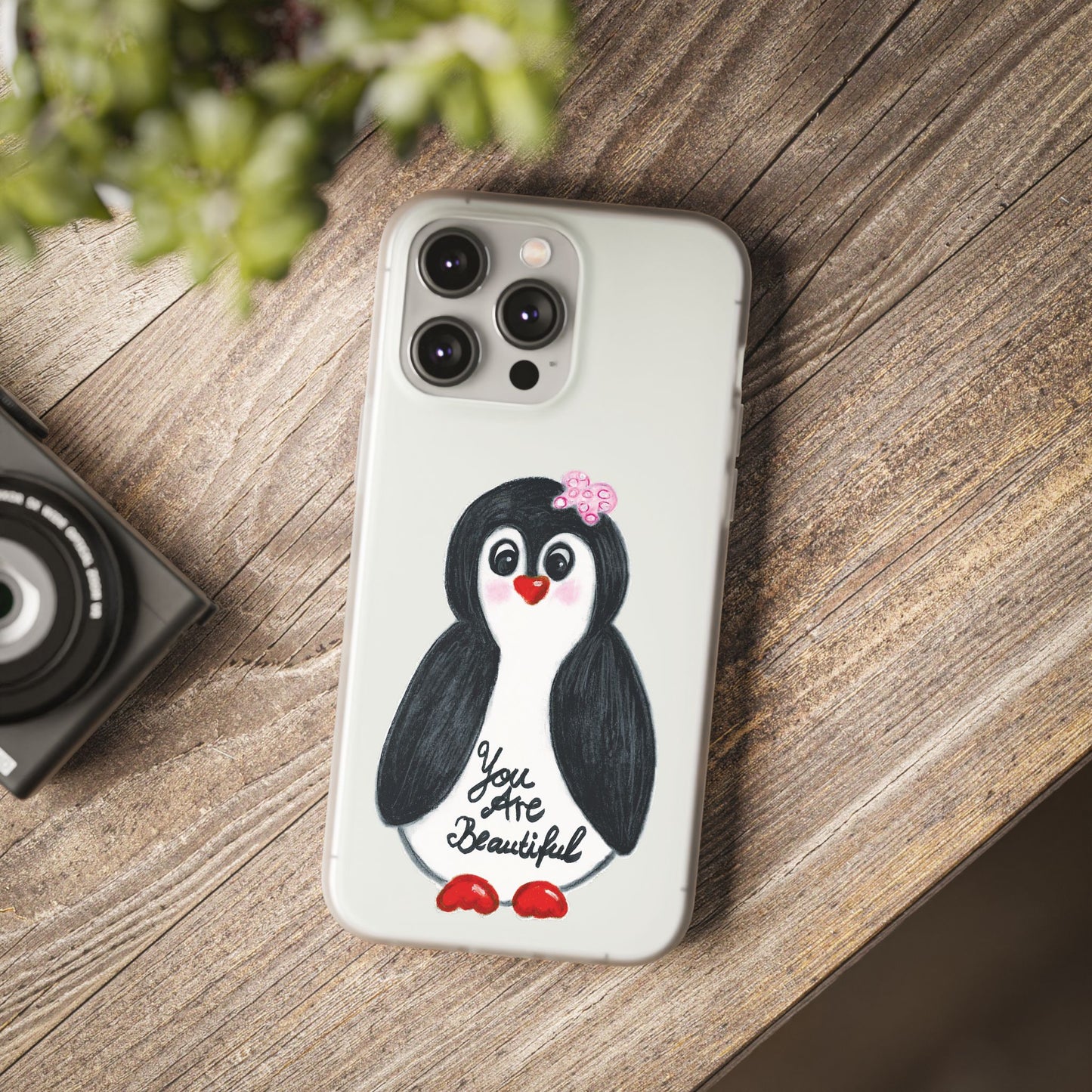 Little penguin beautiful - Flexi Cases