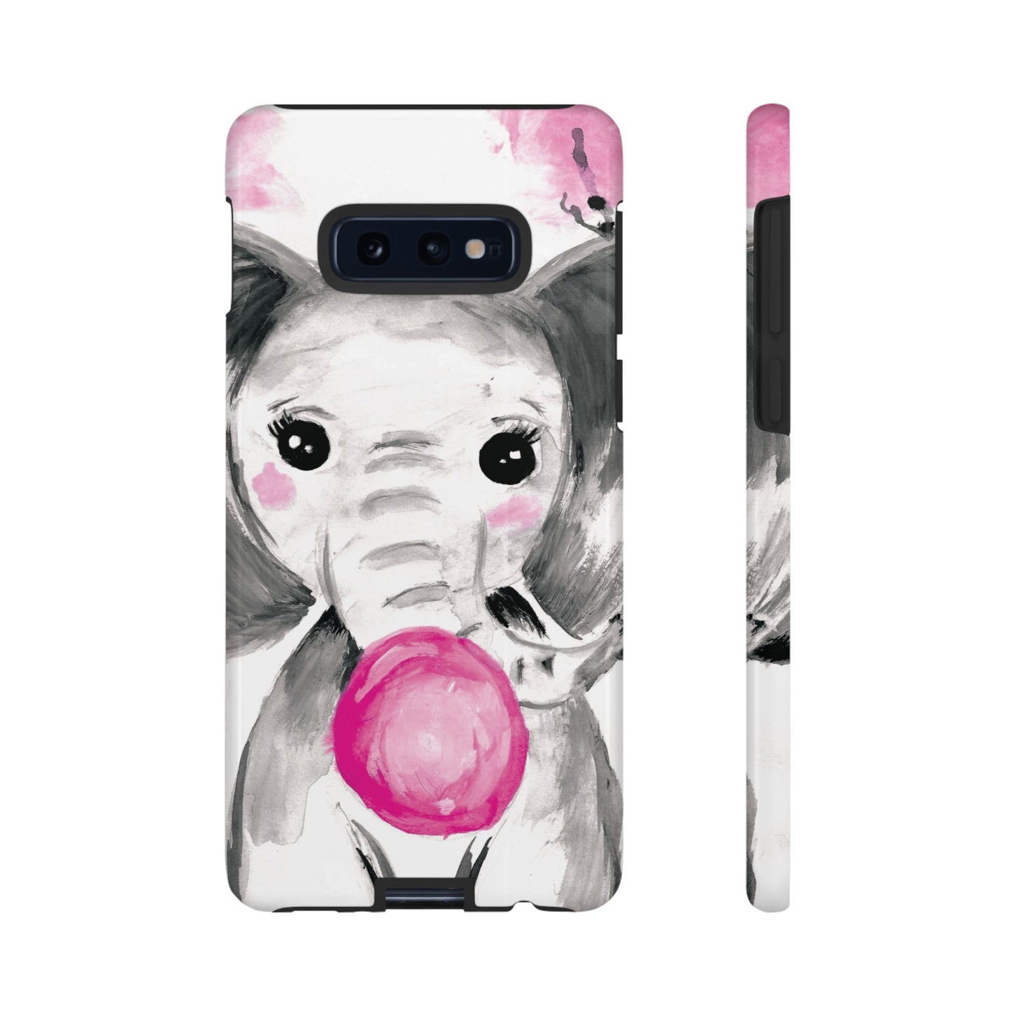 Little Elephant with punk bubblegum without AI - Tough Cases