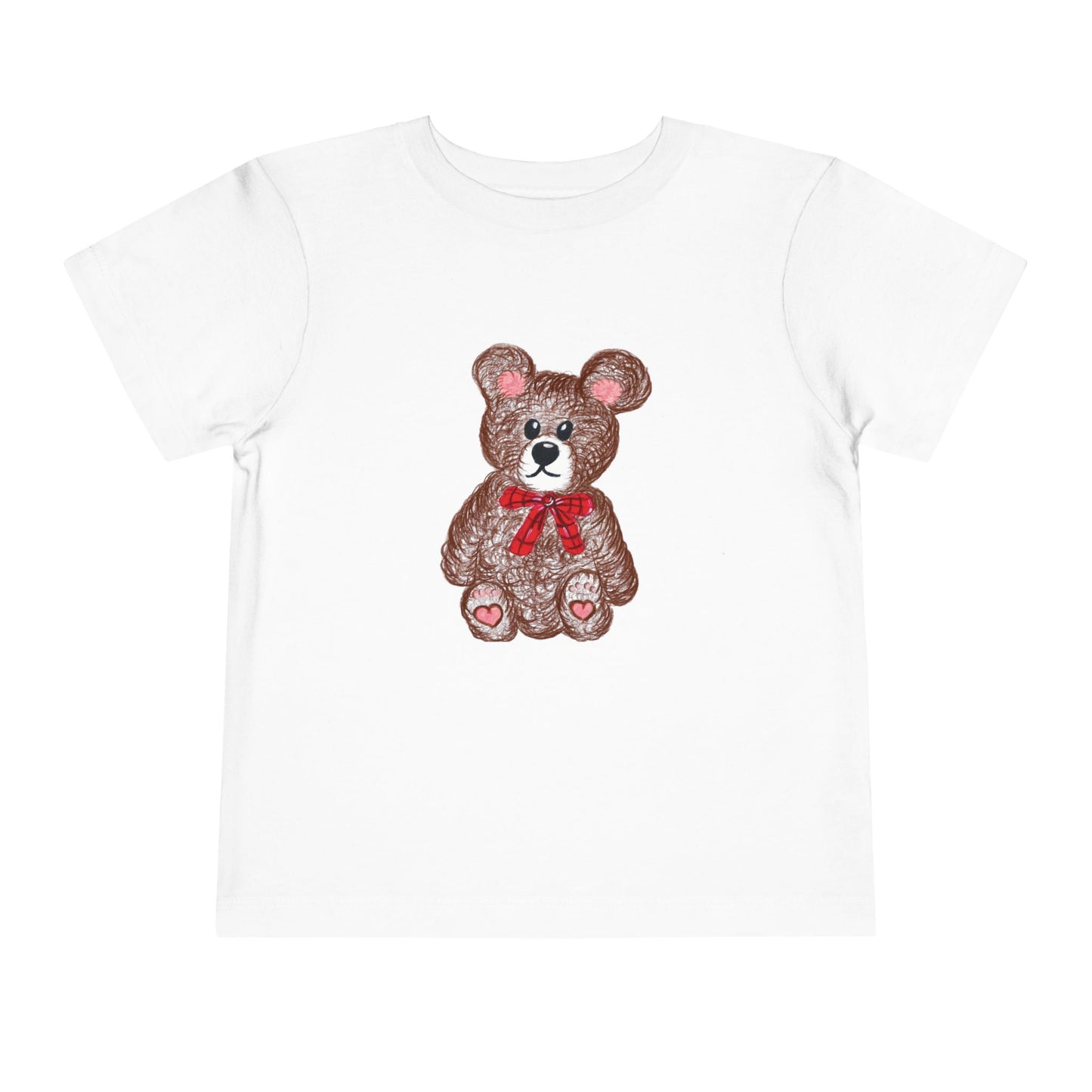 Teddy without AI - Toddler Short Sleeve Tee
