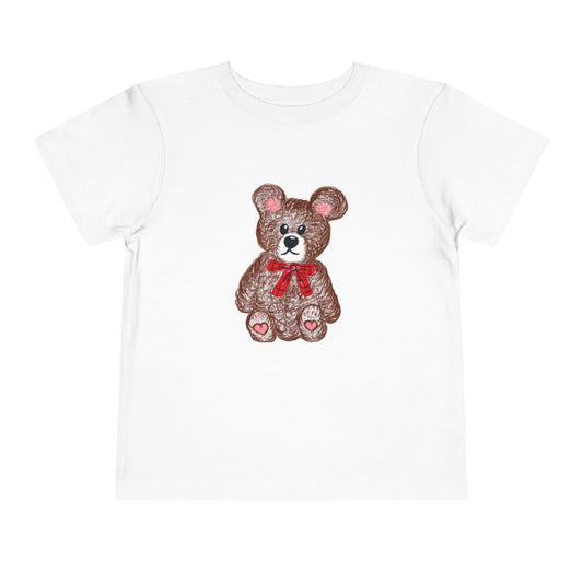 Teddy without AI - Toddler Short Sleeve Tee