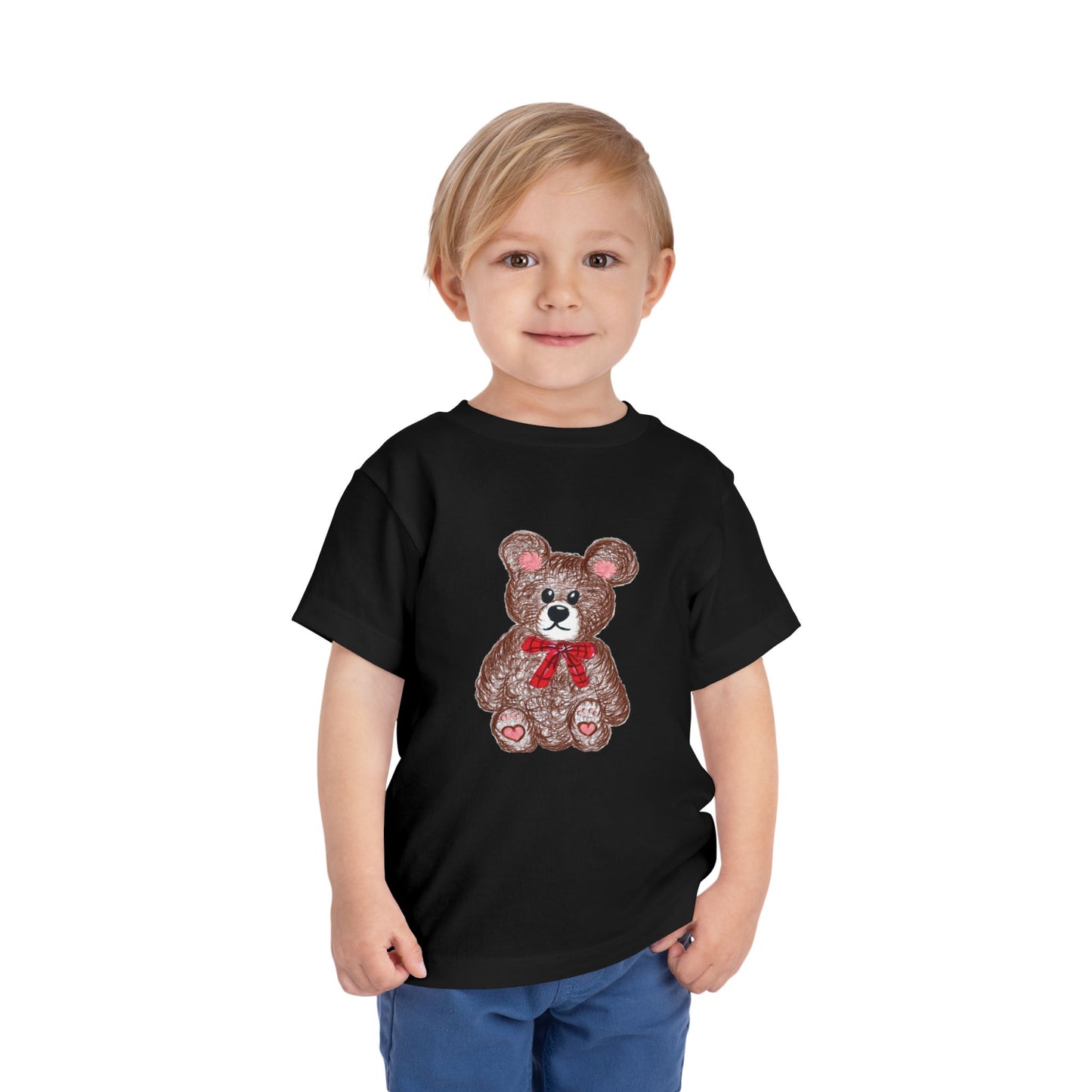 Teddy without AI - Toddler Short Sleeve Tee