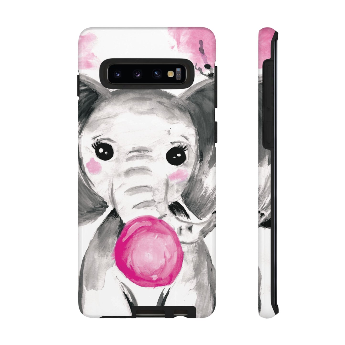 Little Elephant with punk bubblegum without AI - Tough Cases