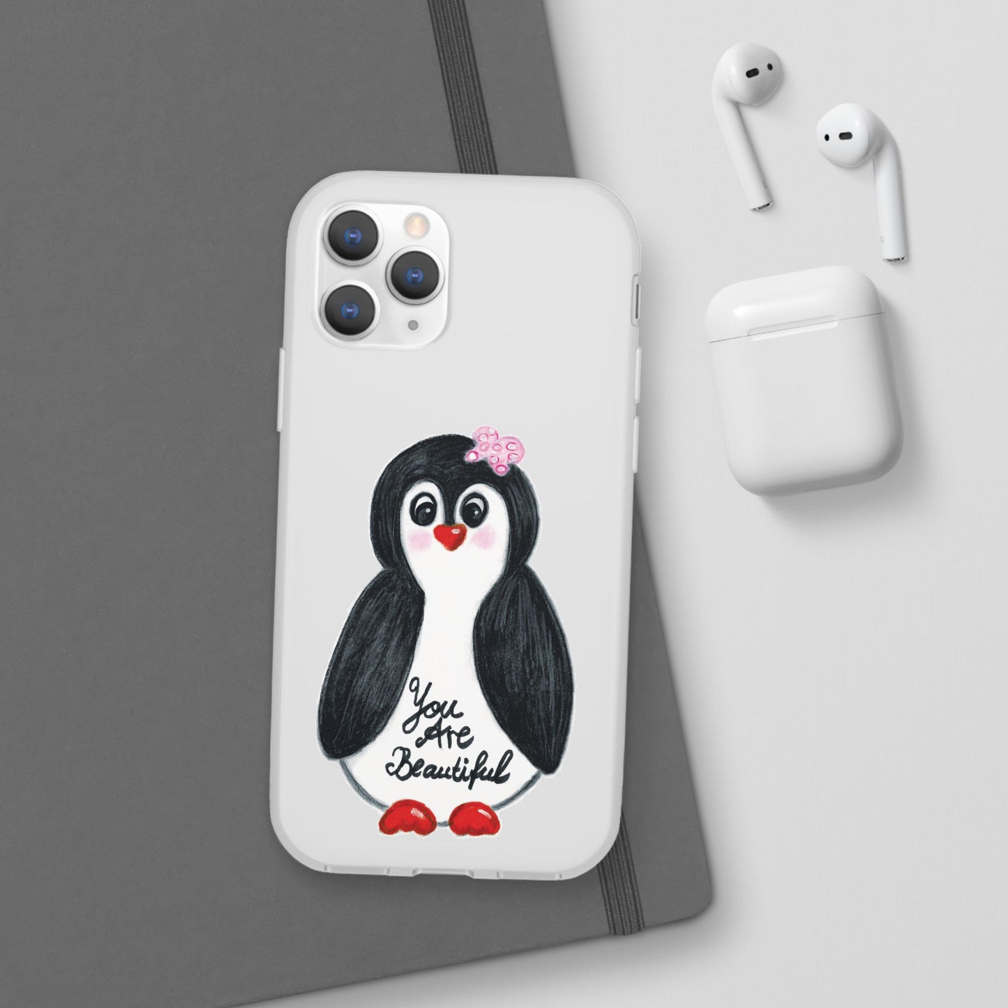 Little penguin beautiful - Flexi Cases