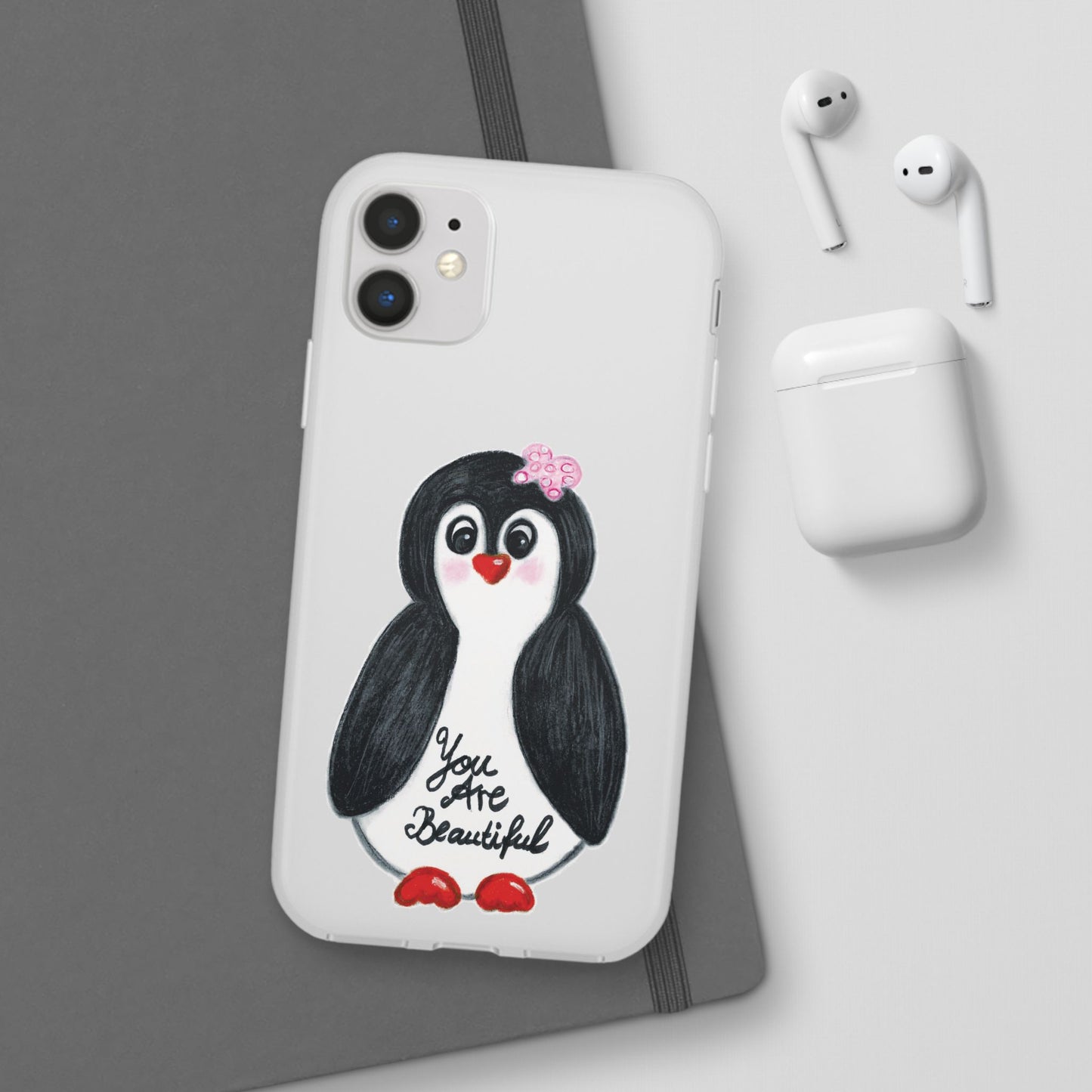 Little penguin beautiful - Flexi Cases