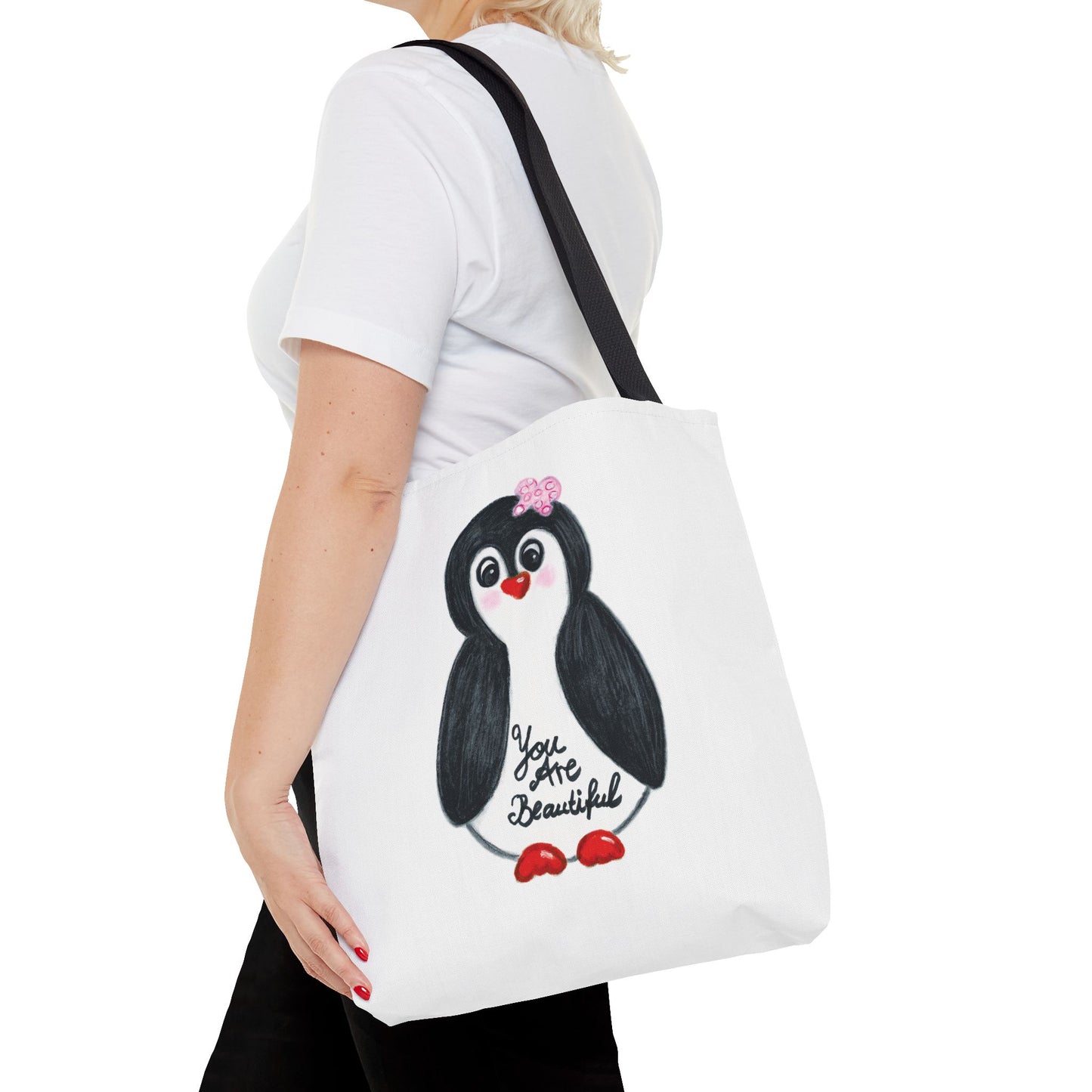 Little penguin beautiful - Tote Bag (AOP)
