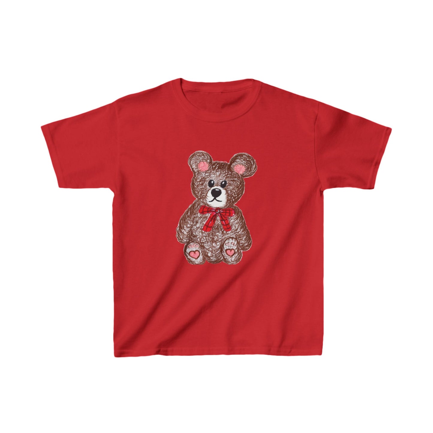 Teddy without AI - Kids Heavy Cotton™ Tee