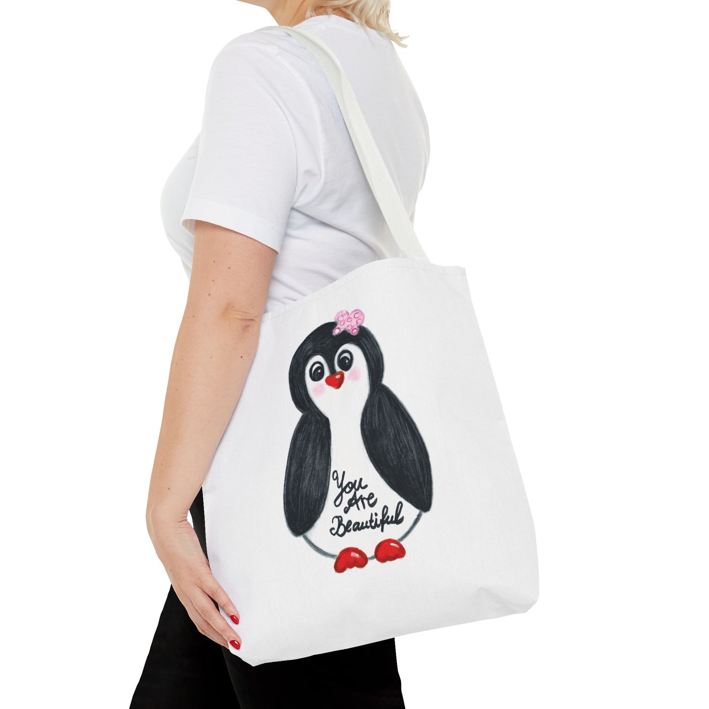 Little penguin beautiful - Tote Bag (AOP)