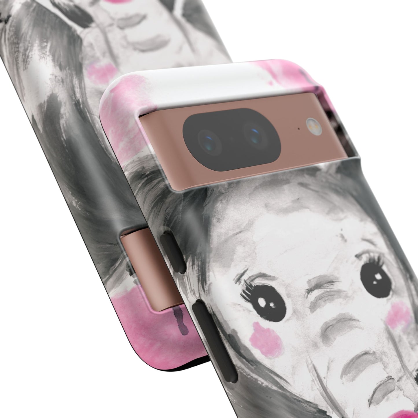 Little Elephant with punk bubblegum without AI - Tough Cases