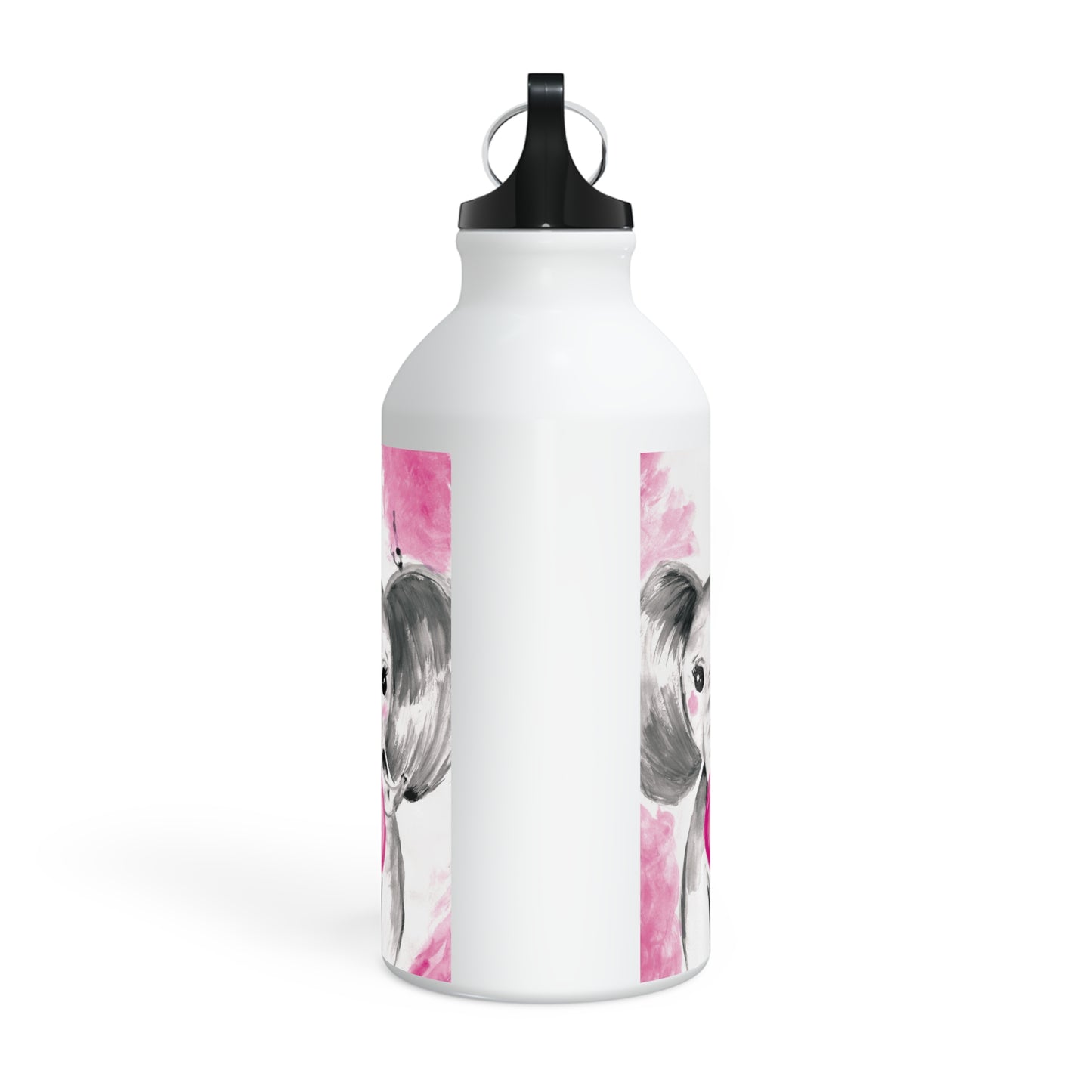 Little Elephant with pink bubblegum without AI - Oregon Sport Bottle
