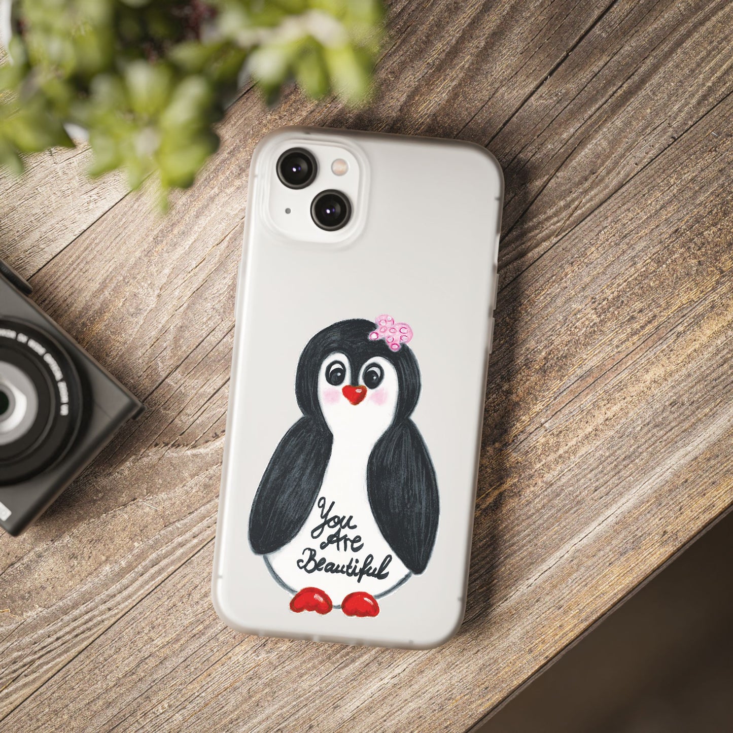 Little penguin beautiful - Flexi Cases