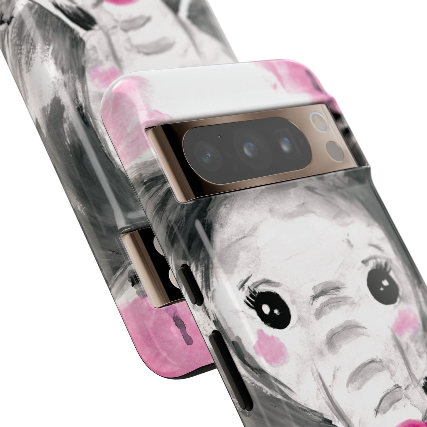 Little Elephant with punk bubblegum without AI - Tough Cases