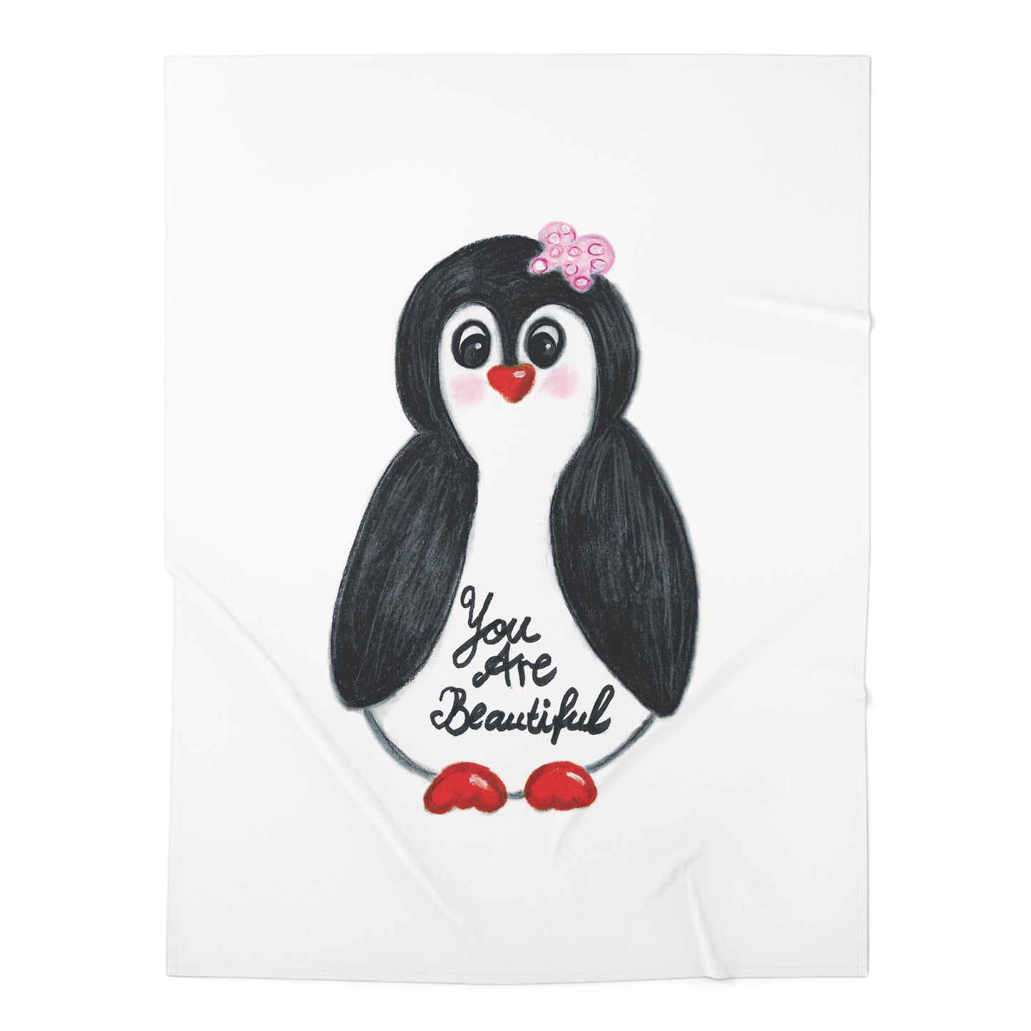 Little penguin beautiful - Baby Swaddle Blanket
