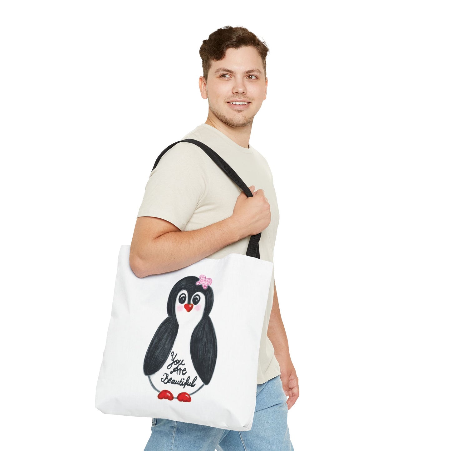 Little penguin beautiful - Tote Bag (AOP)