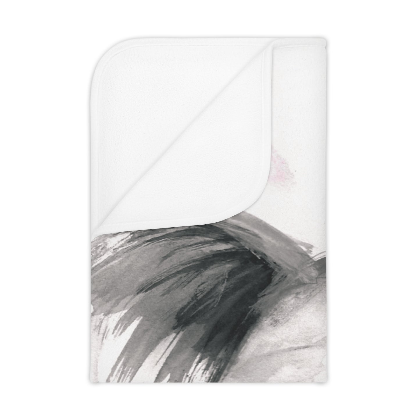 Little Elephant with pink bubblegum without AI - Toddler Blanket