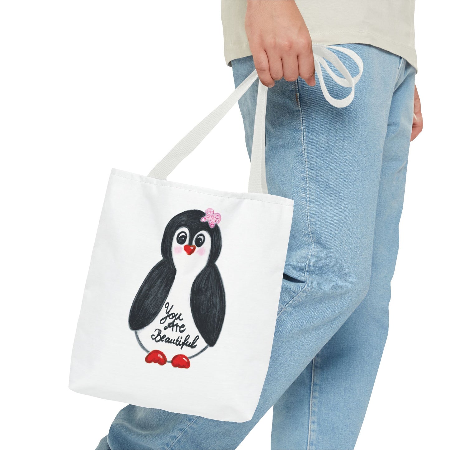 Little penguin beautiful - Tote Bag (AOP)