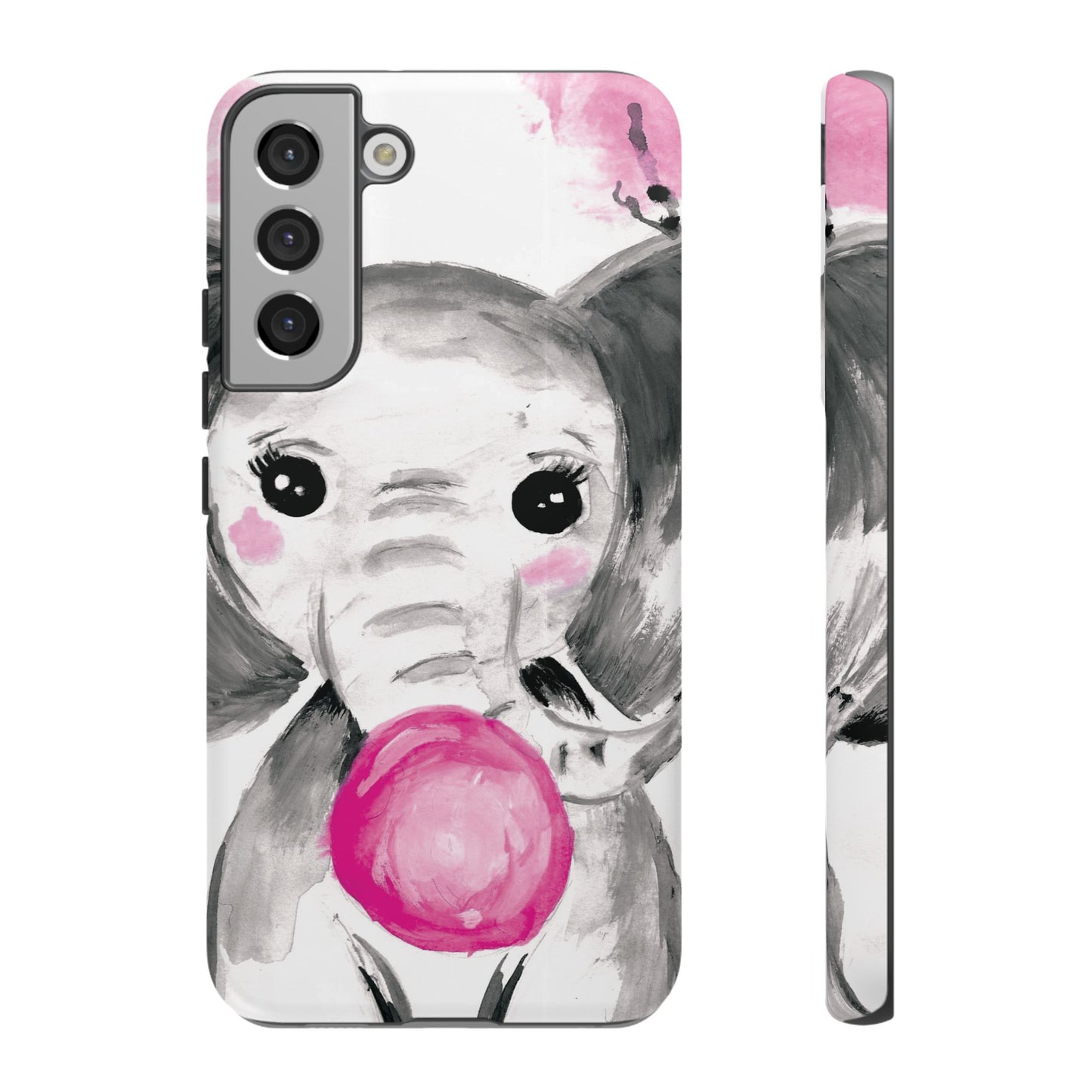 Little Elephant with punk bubblegum without AI - Tough Cases