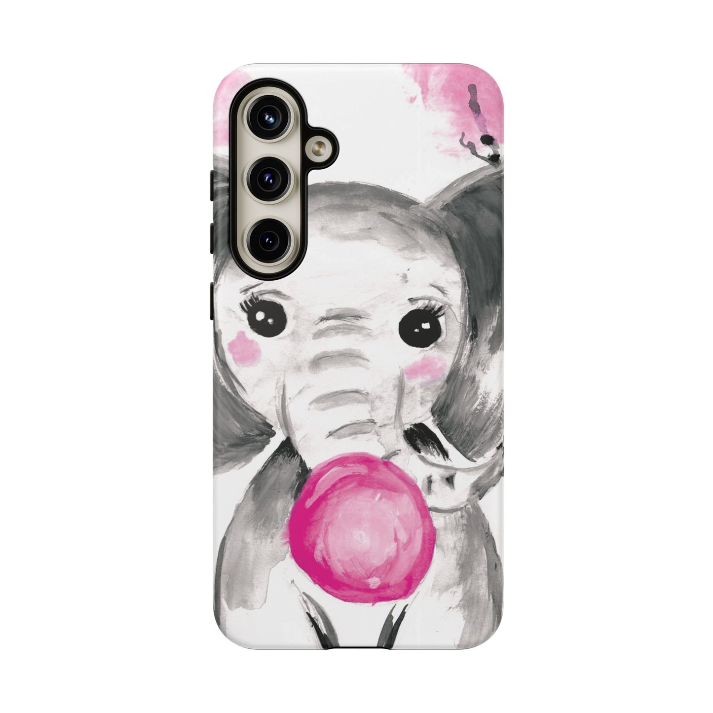 Little Elephant with punk bubblegum without AI - Tough Cases