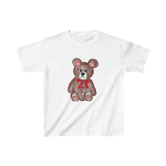 Teddy without AI - Kids Heavy Cotton™ Tee
