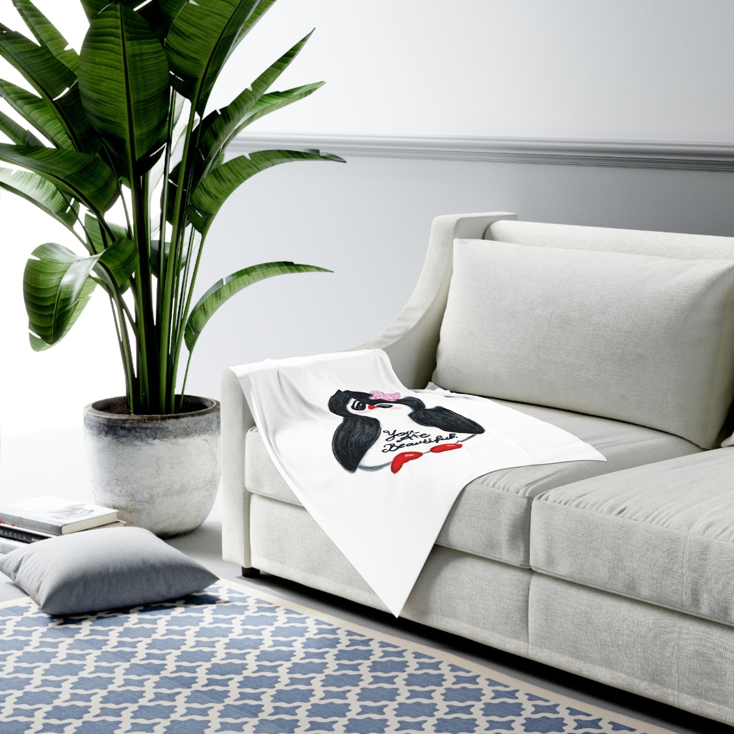 Little penguin beautiful - Baby Swaddle Blanket