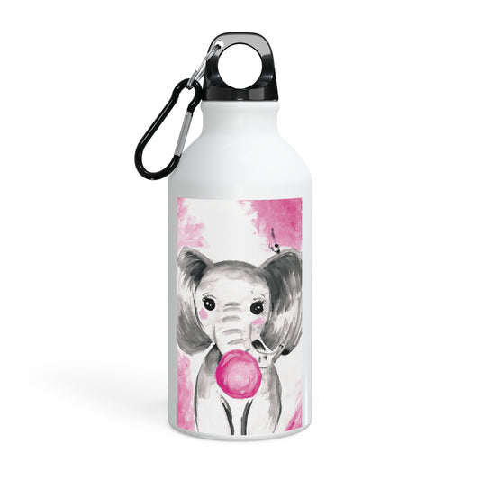 Little Elephant with pink bubblegum without AI - Oregon Sport Bottle
